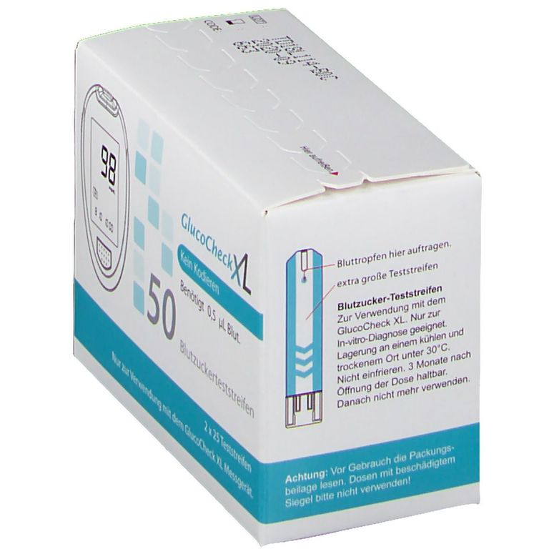 shopapotheke GlucoCheckXL Blutzuckerteststreifen Begrenztes Angebot