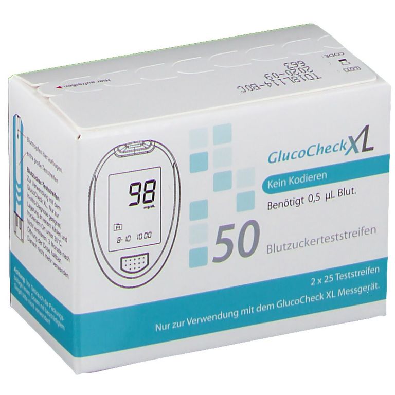 shopapotheke GlucoCheckXL Blutzuckerteststreifen Begrenztes Angebot