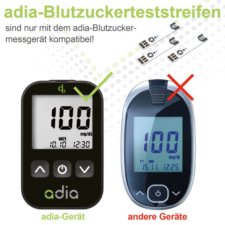 shopapotheke adia Blutzuckerteststreifen 200 Stück Valentinstagsangebot