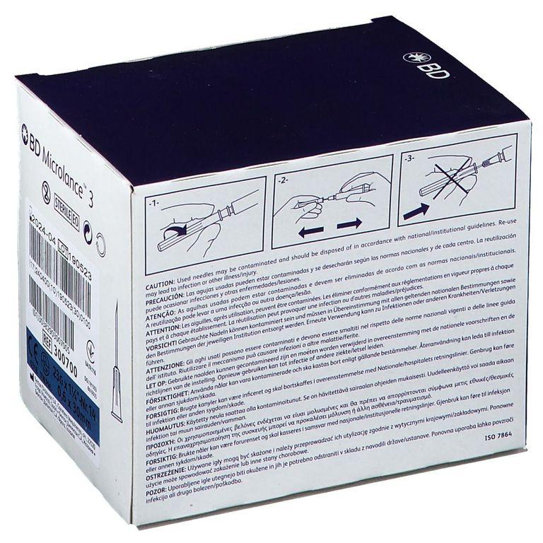 shopapotheke BD Microlance 3 Kanülen 23 G 1/4 0 6 x 30 mm Räumungsverkauf