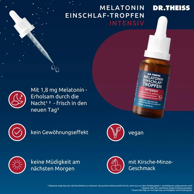 shopapotheke DR.THEISS Melatonin Einschlaf-Tropfen intensiv Zeitbegrenzte Promotion