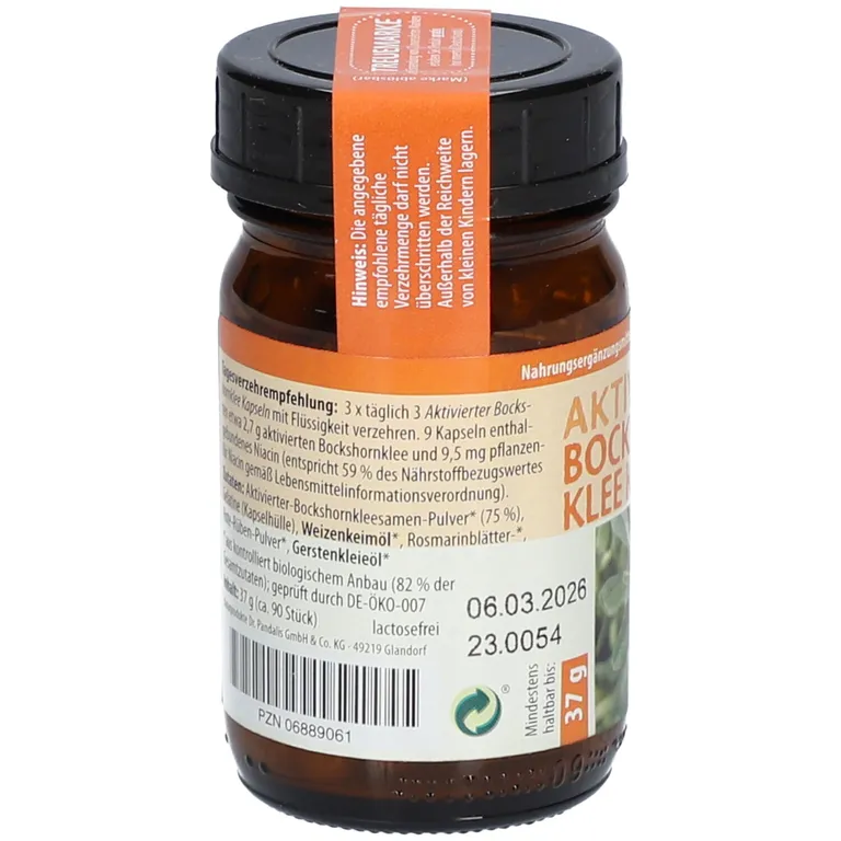 shopapotheke Dr. Pandalis Bockshornklee aktiviert Kapseln Nur für heute