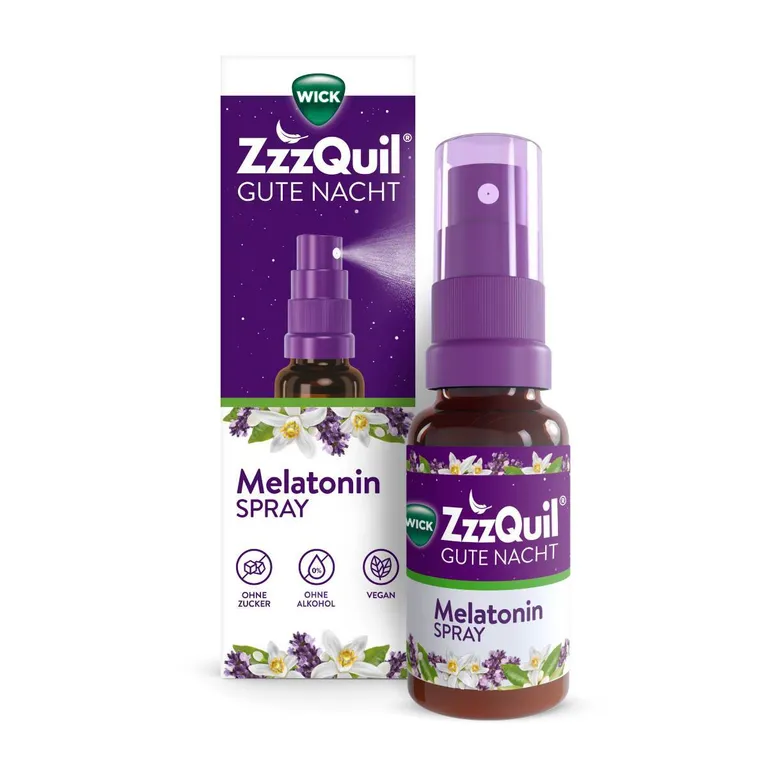 shopapotheke WICK ZzzQuil® Gute Nacht Spray mit Melatonin ohne Zucker ohne Alkohol vegan