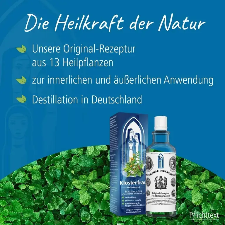 shopapotheke KLOSTERFRAU Melissengeist Fabrikladen