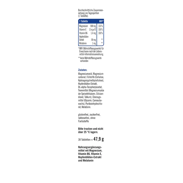shopapotheke taxofit® Magnesium 500 Nacht + Melatonin Begrenzt auf 3 Tage