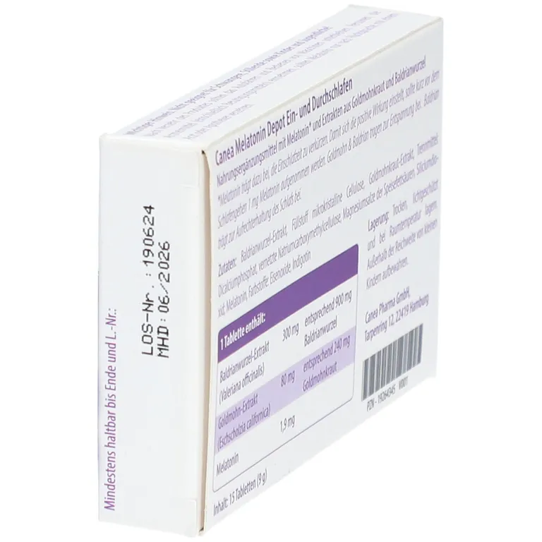 shopapotheke Canea Melatonin Depot Ein- und Durchschlafen Neueste Mode