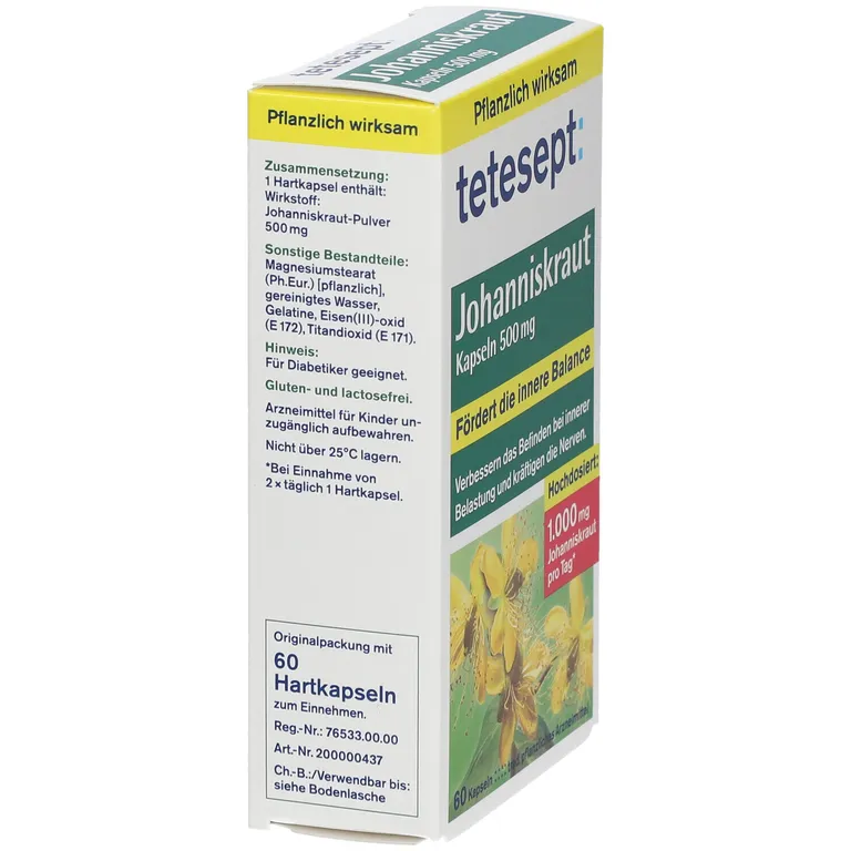 shopapotheke tetesept® Johanniskraut Kapseln 500 mg Blitzangebot