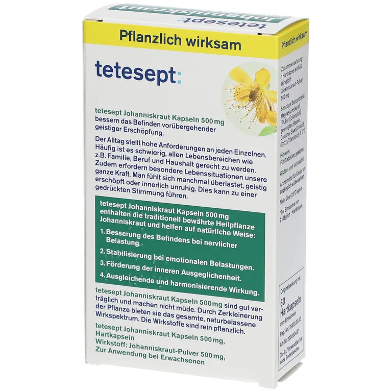 shopapotheke tetesept® Johanniskraut Kapseln 500 mg Blitzangebot