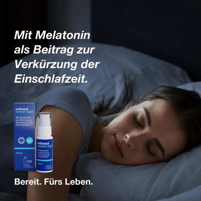 shopapotheke Orthomol Nemuri night - zur Verkürzung der Einschlafzeit - Einschlafspray mit Melatonin und Hopfen-Extrakt VIP-Rabatte