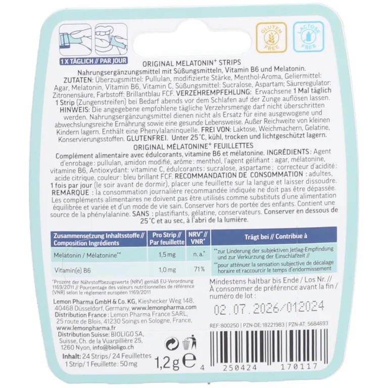 shopapotheke MELATONIN STRIPS Zungenstreifen Wochenangebot