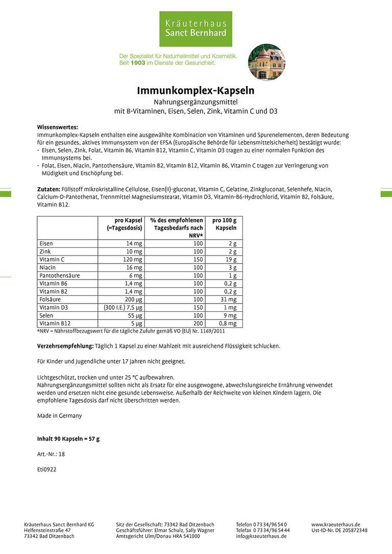 shopapotheke Sanct Bernhard Immunkomplex-Kapseln Letzter Tag