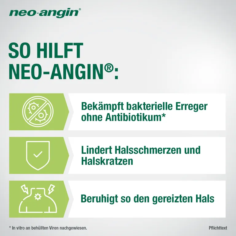 shopapotheke neo-angin Halstabletten - bei Halsschmerzen & Halsentzündungen - zuckerfrei Fabrikladen