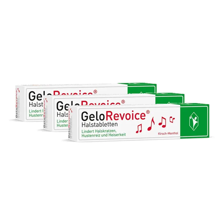 shopapotheke GeloRevoice Halstabletten Kirsch-Menthol bei Heiserkeit & Stimmverlust