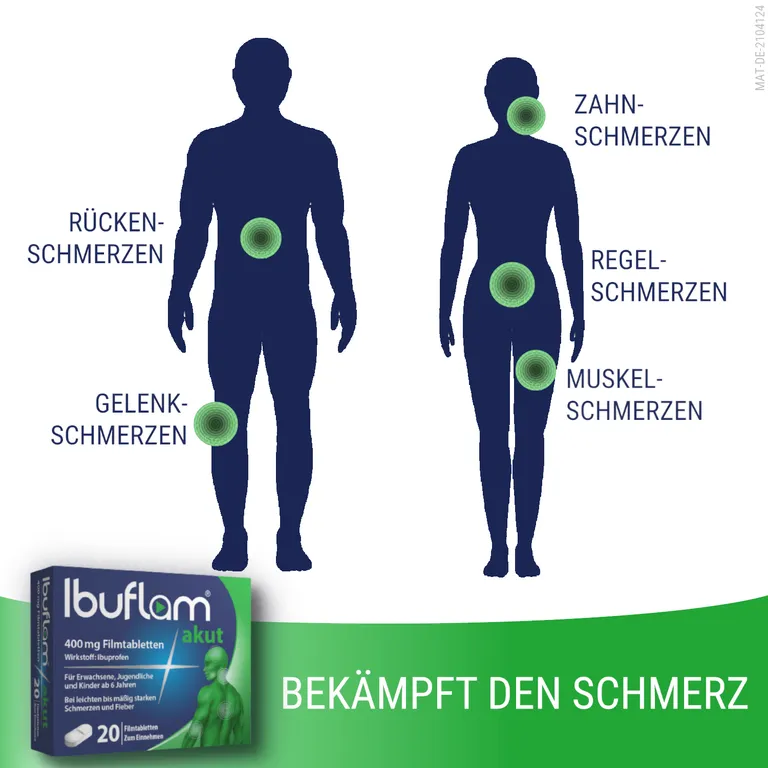 shopapotheke Ibuflam® akut: 400 mg Ibuprofen Schmerztabletten Hotsell