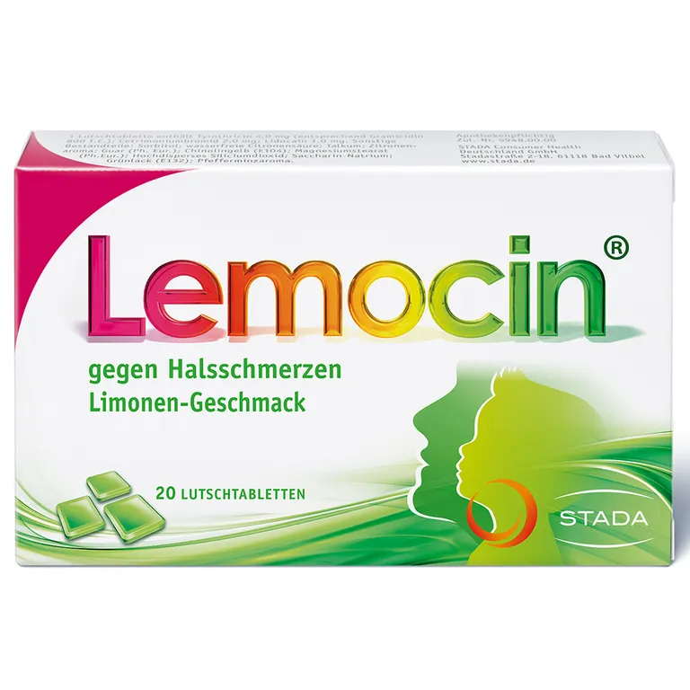 shopapotheke Lemocin® gegen Halsschmerzen Limettengeschmack ab 5 Jahren Schlussverkauf