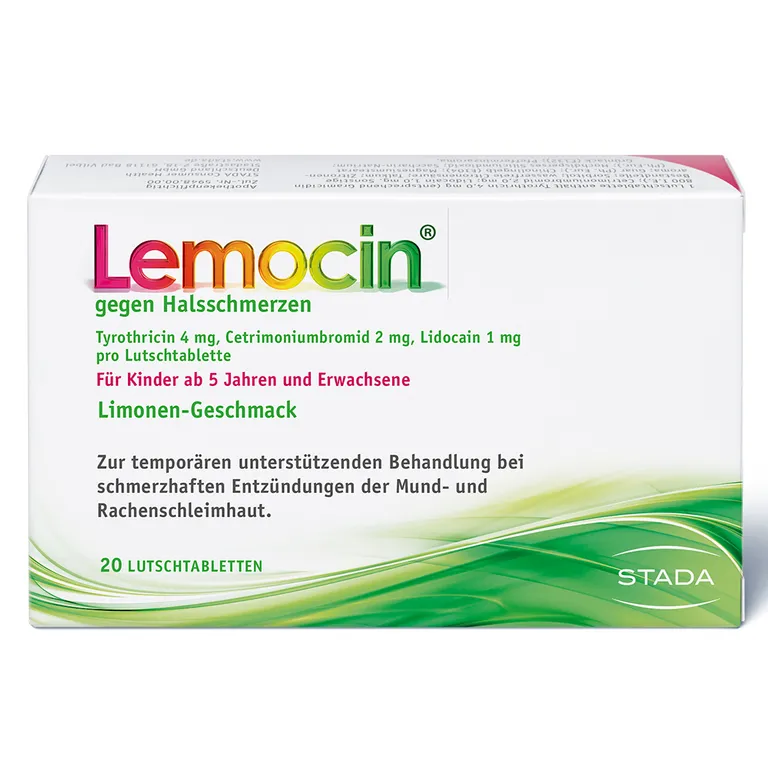 shopapotheke Lemocin® gegen Halsschmerzen Limettengeschmack ab 5 Jahren Schlussverkauf