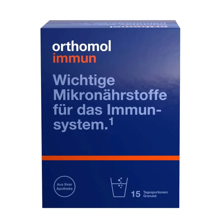 shopapotheke Orthomol Immun - Mikronährstoffe zur Unterstützung des Immunsystems - mit Vitamin C Vitamin D und Zink - Granulat