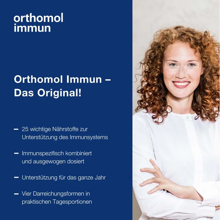 shopapotheke Orthomol Immun - Mikronährstoffe zur Unterstützung des Immunsystems - mit Vitamin C Vitamin D und Zink - Granulat Sonderangebot
