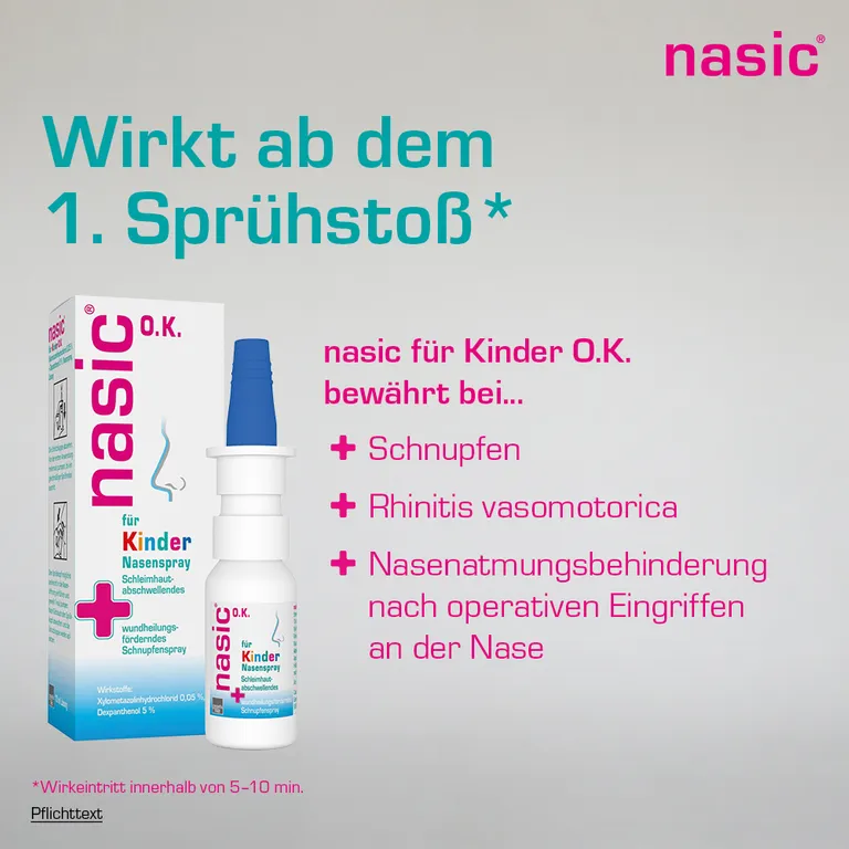 shopapotheke nasic® für Kinder O.K. Nasenspray Günstig kaufen