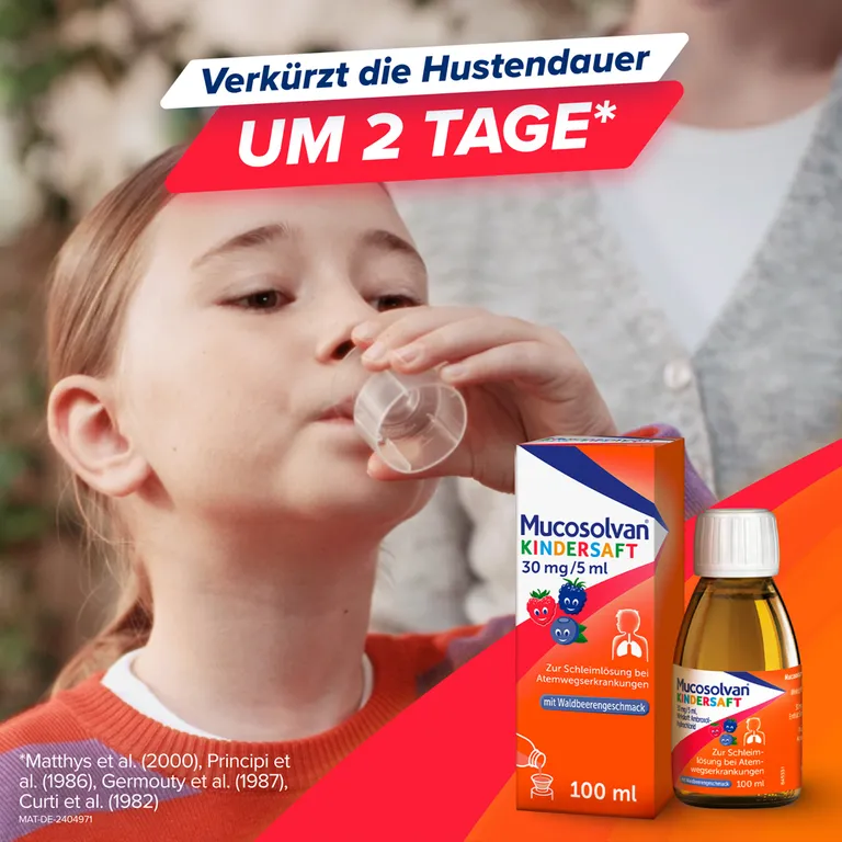 shopapotheke MUCOSOLVAN Kindersaft Schleimlöser bei Husten Hustenlöser Begrenztes Angebot