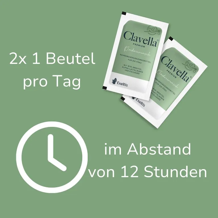 shopapotheke Clavella Premium Kinderwunsch: Zur Monatszyklus-Regulation – mit myo-Inositol Neuheiten