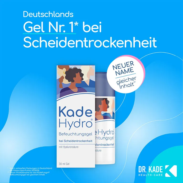 shopapotheke KadeHydro Befeuchtungsgel - innere und äußere Anwendung bei Scheidentrockenheit im praktischen Dosierspender Bestseller