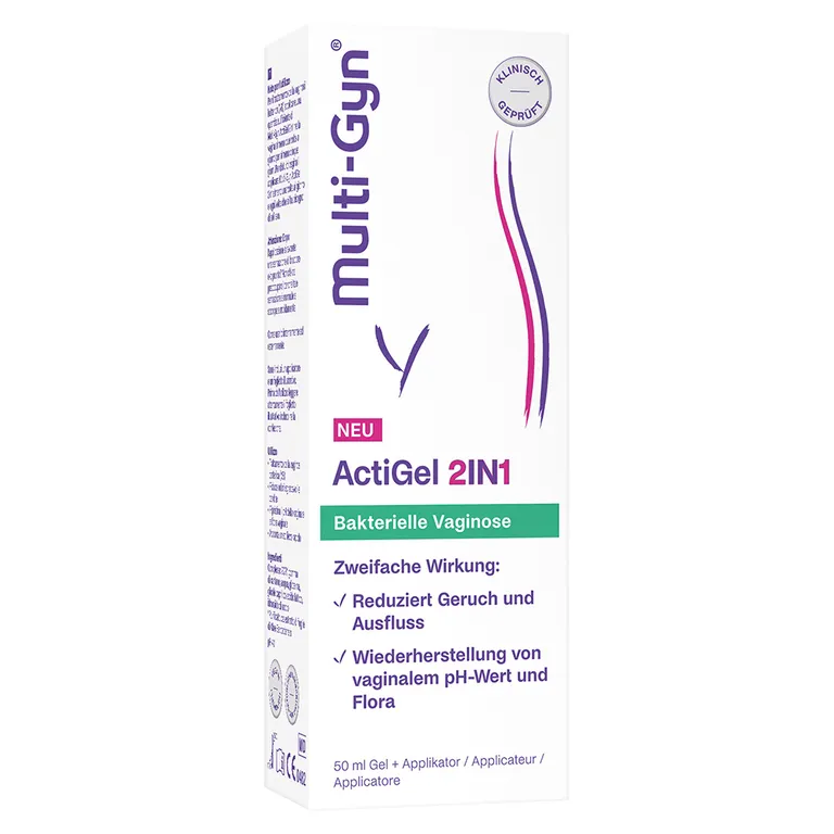 shopapotheke Multi-Gyn ActiGel 2IN1 – Vaginalgel zur schnellen Behandlung von bakterieller Vaginose