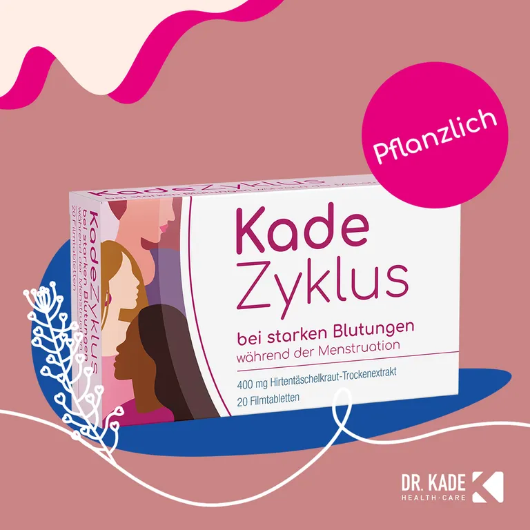 shopapotheke KadeZyklus bei starken Blutungen w. der Menstruation - Reduziert starke Menstruationsblutungen* 20 St Zeitbegrenzte Promotion