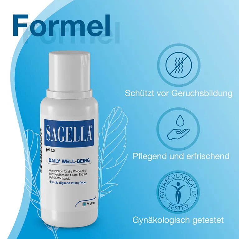 shopapotheke SAGELLA pH 3 5 – DAILY WELL-BEING: Intimwaschlotion mit Milchsäure und Salbei-Extrakt Schlussverkauf