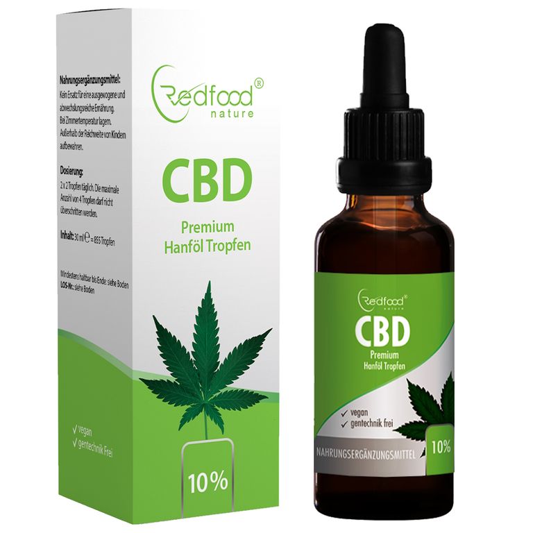 shopapotheke Redfood® CBD ÖL Vollspektrum 10% - 30ml Bis zu 65% Rabatt