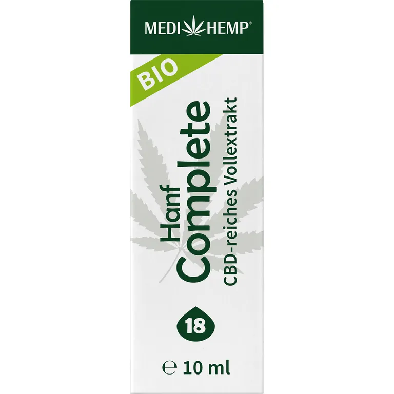 shopapotheke MEDIHEMP Bio Hanf Complete 18% - 1800mg CBD Sonderangebot der Fabrik