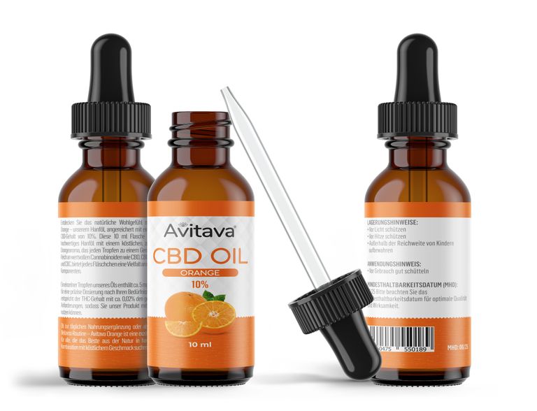 shopapotheke Avitava Orange 10% CBD Öl im Vollspektrum Rabatte dieses Monats