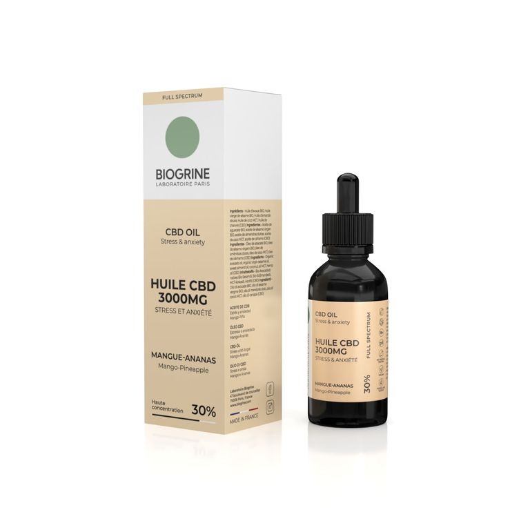 shopapotheke BIOGRINE CBD-ÖL 30 % Mango-Ananas
