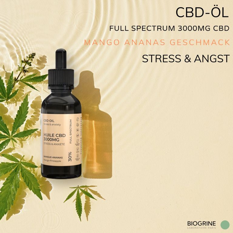 shopapotheke BIOGRINE CBD-ÖL 30 % Mango-Ananas Auslauf