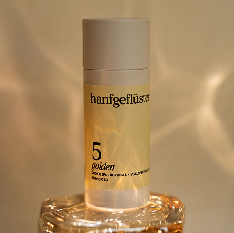 shopapotheke HANFGEFLÜSTER Goldenes CBD Öl CBD 5% Verkauf