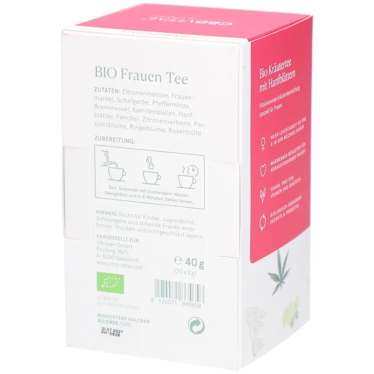 shopapotheke CBDVITAL Bio Frauen Tee im Angebot