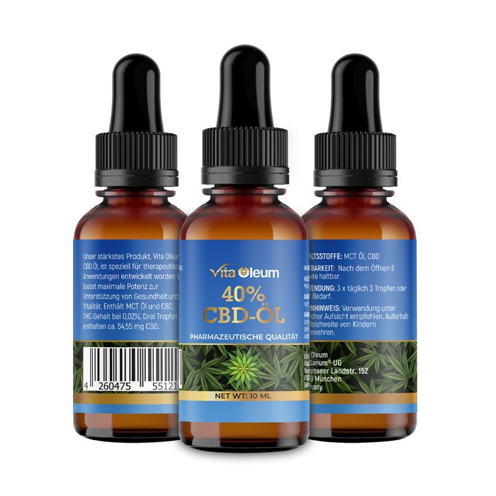 shopapotheke Vita Oleum® 40% CBD-Öl Fabrik Onlineshop