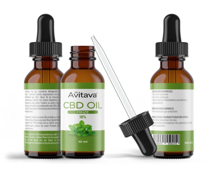 shopapotheke Avitava CBD 10% Öl im Vollspektrum Minze Rabatt