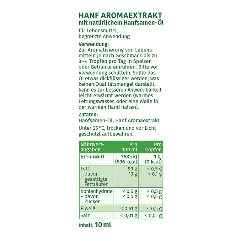 shopapotheke GreenDOC® Hanf Aromaextrakt 5 % Weihnachtsangebot