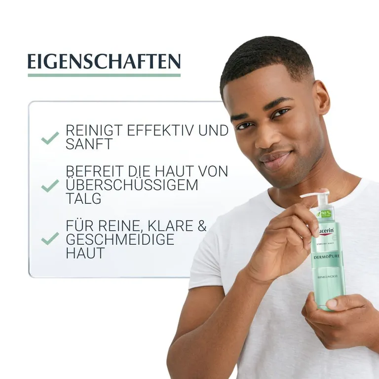 shopapotheke Eucerin® DermoPure Reinigungsgel – Gegen Pickel und unreine Haut – Effektive und gleichzeitig sanfte Reinigung - Jetzt 20% sparen mit Code "eucerin20" 2025