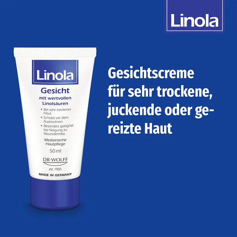 shopapotheke Linola Gesicht - Gesichtscreme für sehr trockene juckende und gereizte Haut Online