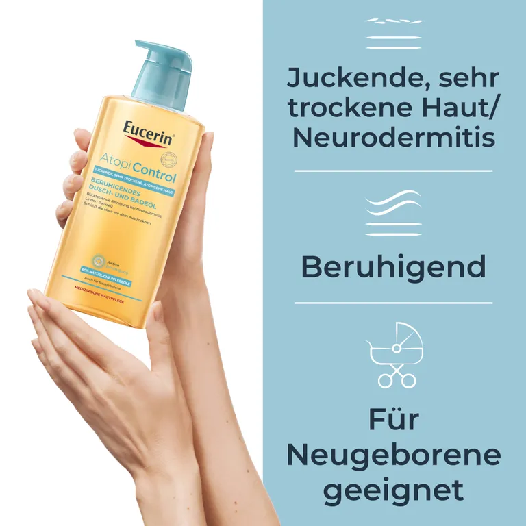 shopapotheke Eucerin® AtopiControl Dusch- und Badeöl - Jetzt 20% sparen mit Code "eucerin20" Fabrik Onlineshop