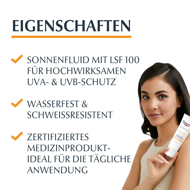 shopapotheke Eucerin® Sun Actinic Control MD – Zertifiziertes Medizinprodukt auch zur Prävention von aktinischer Keratose und hellem Hautkrebs - Jetzt 20% sparen mit Code "eucerin20" + Eucerin Oil Control Face LSF50+ 20ml GR Flash Sale