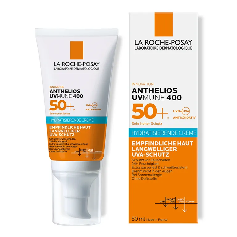 shopapotheke La Roche Posay Anthelios Hydratisierende Creme UVMune 400 LSF 50+ Online Shopping