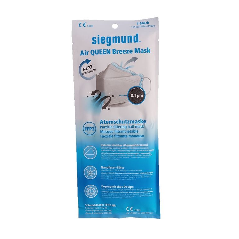 shopapotheke siegmund® FFP2 Atemschutzmaske Air QUEEN Breeze Mask Cyber Monday