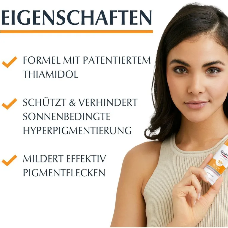 shopapotheke Eucerin® Pigment Control Sun Fluid LSF 50+ – Sehr hoher Sonnenschutz & sichtbare Milderung von vorhandenen Pigment- und Altersflecken - Jetzt 20% sparen mit Code "eucerin20" + Eucerin Oil Control Face LSF50+ 20ml Sonderangebote