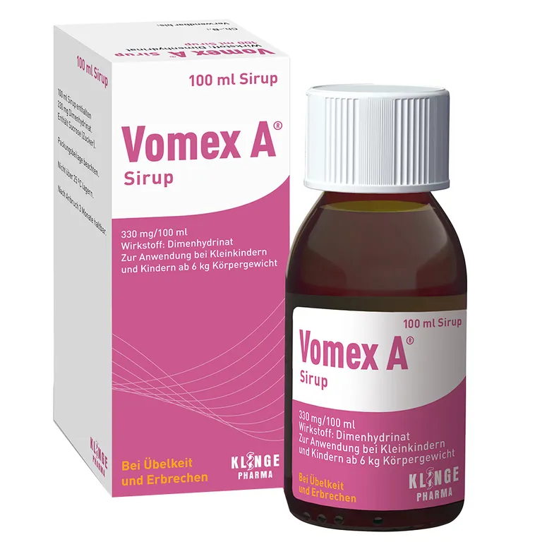 shopapotheke VOMEX A Sirup Kinder­freundlicher Kirsch­geschmack