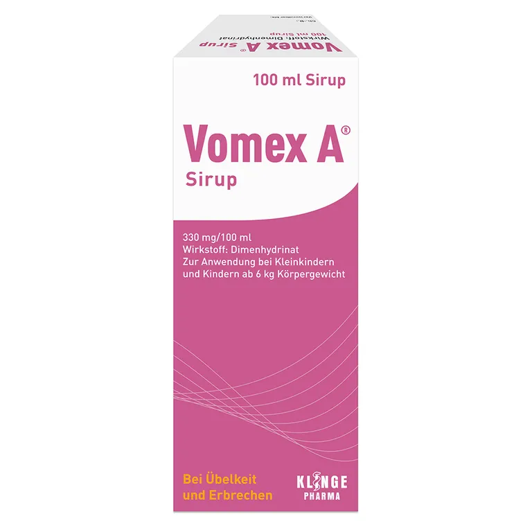 shopapotheke VOMEX A Sirup Kinder­freundlicher Kirsch­geschmack Letzte 2 Tage