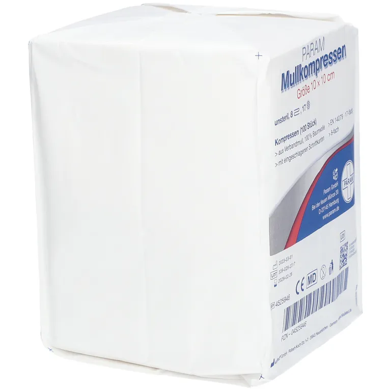 shopapotheke PARAM Mullkompressen 10 cm x 10 cm unsteril 8-fach Super Rabatt