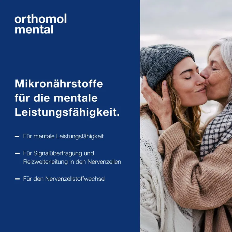shopapotheke Orthomol Mental - für Gehirn Konzentration und Gedächtnis - mit Omega-3-Fettsäure Magnesium und Vitamin B12 - Granulat/Kapseln Fabrikpreis